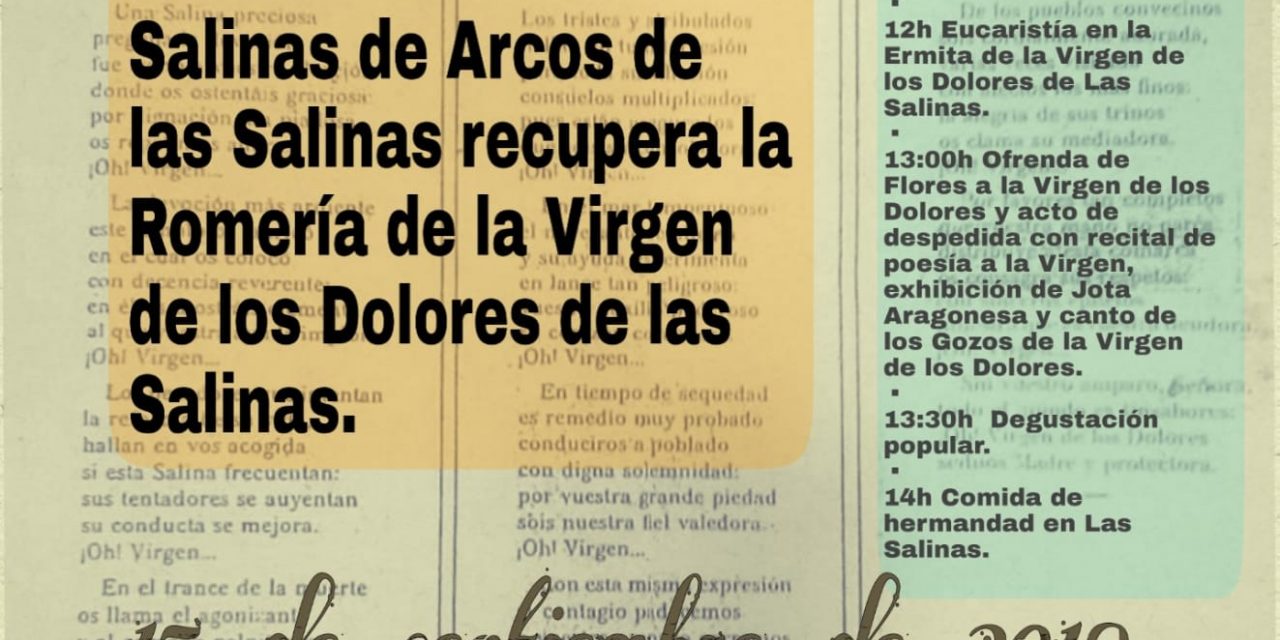 VUELVE LA ROMERÍA DE LA VIRGEN DE LOS DOLORES A ARCOS DE LAS SALINAS, EN TERUEL