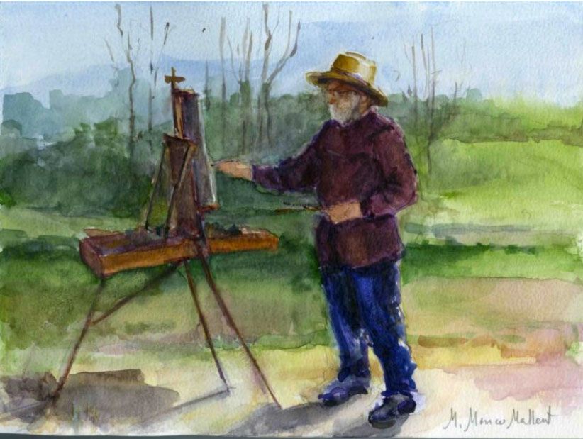 I Jornada de Pintura de paisaje y visita al estudio de Agustín Alegre